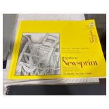 Art Drawing & Newsprint Set with Case