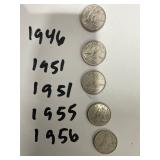 Canadian Silver Dimes Lot