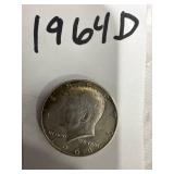 1964D Kennedy Half Dollar