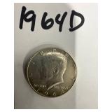 1964D Kennedy Half Dollar