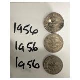 1956 Honduras 10 Centavo Coins