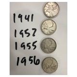 Canadian Silver Quarter Lot