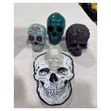 Assorted Decorative Skull Collection