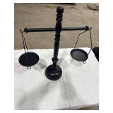Decorative Black Balance Scale
