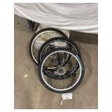 Bicycle Frames and Wheels Lot