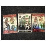 3 Nfl Fooball Cards