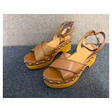 Pair Of Coach Astor Semi Matte Calf Saddle - Size 7M