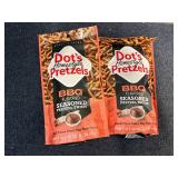 2 Bags Of Dots Bbq Pretzels Twists