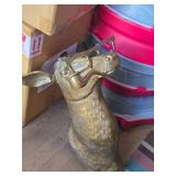 24" Moose theme Metal Décor