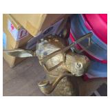 24" Moose theme Metal Décor