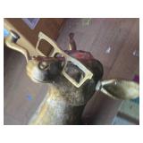 24" Moose theme Metal Décor