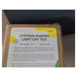 Lot of  Cat Toys - Erraticat Interactive, Chicken Lighted, Balls, Yarn, Brush (in original packaging)