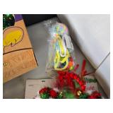 Lot of  Cat Toys - Erraticat Interactive, Chicken Lighted, Balls, Yarn, Brush (in original packaging)