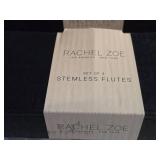 Lot of (2) Stemless Flutes Set of 4 by Rachel Zoe