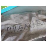 Lot of (3) The Gallery Kitchen Cooking Utensils - Spoon, Spatula, Tongs with Carry Bag