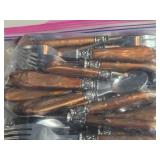 Lot of (1 Bag) Flatware - Forks, Spoons