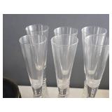 Lot of (6) Sparkling Wine Glasses