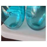 Lot of (2) Table Vases 11"
