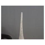 Art Glass Flute Vase 21"