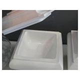 Lot of (2) Finial Box with Lid 8" x 8" x 10"