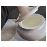 Lot of (2) Finial Jar with Lid 26" and 31"