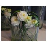 Lot of (3) Faux Plant Arrangement with Vase