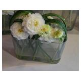 Lot of (3) Faux Plant Arrangement with Vase