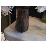 Lot of (3) Faux Plant Arrangement with Vase