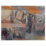 Forearm Forklift Lifting Straps, Shoulder Dolly Moving Straps (in original packaging)