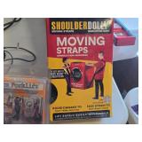 Forearm Forklift Lifting Straps, Shoulder Dolly Moving Straps (in original packaging)