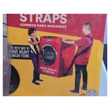 Forearm Forklift Lifting Straps, Shoulder Dolly Moving Straps (in original packaging)