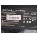 ViewSonic 27" Flatscreen TV VX2778-smhd with Stand and Power Cord