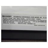 Sharp Household Carousel Microwave Oven R-1214-T