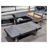Uline Platform Truck with Handle 4-wheel 4