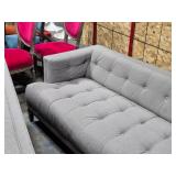 Tufted Tuxedo Couch 7-1/2