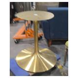 28" Gold Finish Stainless Steel Table Base (tulip)