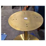 28" Gold Finish Stainless Steel Table Base (tulip)