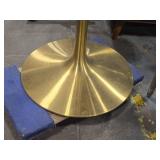 28" Gold Finish Stainless Steel Table Base (tulip)