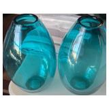 Lot of (2) Table Vases 11"