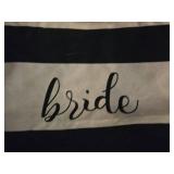 Lot of (20) Bride theme Tote Bags 18" x 6" x 13"