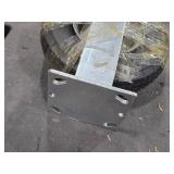 Lot of (1) Uline 8" Pneumatic Rigid Caster H-3614