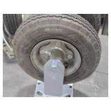 Lot of (2) Uline 8" Pneumatic Rigid Casters H-3614