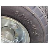 Lot of (2) Uline 8" Pneumatic Swivel Caster