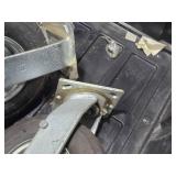 Lot of (2) 8" Caster Wheels - (1) Rigid and (1) Swivel