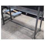 Alistair Bleached Oak / Vintage Finish Metal Frame High Top Bar Table 6