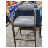 40" Bar Chair - Tyler Chaps Ebony by Four Hands