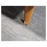 Mid Century Modern Arm Chair 40" x 24" x 33" (blue fabric)