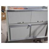 Retail Glass Jewelry Display Counter Case