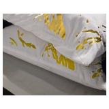 Lot of (2) 17" Soft Microfiber Throw Pillows