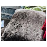 Lot of (3) 20" Faux Fur Throw Pillows